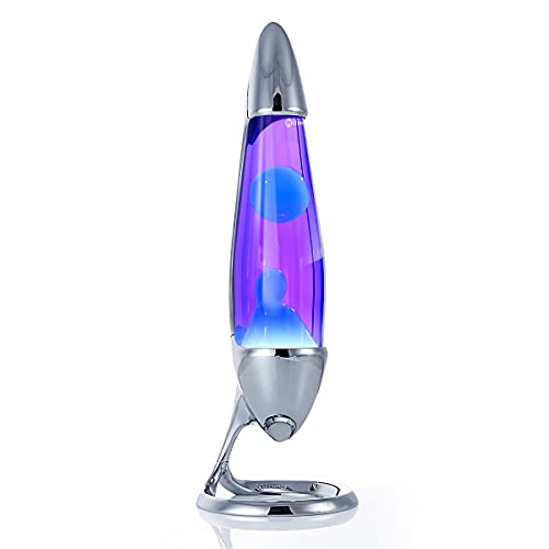 Mathmos Lámpara Neo Lava para niños y adultos (Violeta/Turquesa)