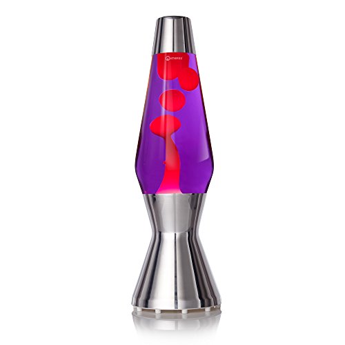 Mathmos Lámpara de lava violeta y rojo – la lámpara Astro original