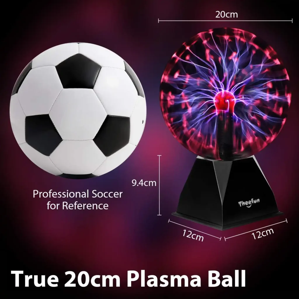 TEDCO Lámpara de bola de plasma grande